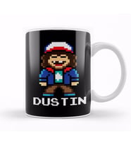Pixel Dustin Stranger Things Kupa Bardak Porselen