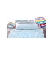 Karı Koca Yastığı 50x150+Yastık Kılıfı, Pamuklu, Double Size Uzun Maxi Boy Yastık (50x150) (Beyaz)