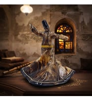 Seramik Dekoratif Semazen Biblo / 22 CM