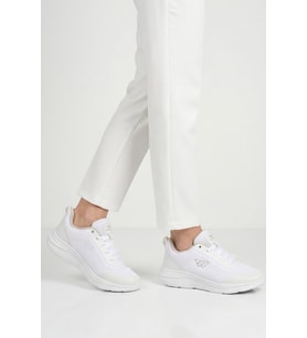 Walkway Beyaz Fileli Hafif Esnek Hava Alabilen Unisex Spor Ayakkabı Pete G