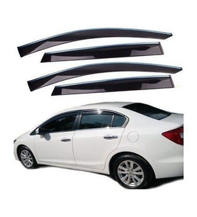 Honda Civic Uyumlu Fb7 Cam Rüzgarlığı Krom Çıtalı 2012+ (Karışık)