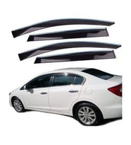 Honda Civic Uyumlu Fb7 Cam Rüzgarlığı Krom Çıtalı 2012+ (Karışık)