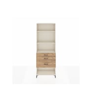 Arges Dolap 3 Raflı 3 Çekmeceli 88x30x243 Aytaşı-Çam