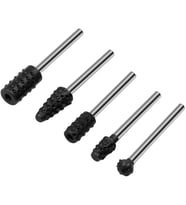 5 Parça Hss Ahşap Için Törpü Freze Uç Seti Dremel Benzeri Gravür Makinası Için Kalıpçı 3.17Mm Sap