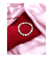 🧿 Nazar Boncuklu Doğal Taş Kadın Bileklik – Pembe Kuvars, Ay Taşı, Akuamarin – Sertifikalı