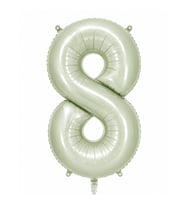 8 Rakam Folyo Balon Yeşil Rengi (76 cm)