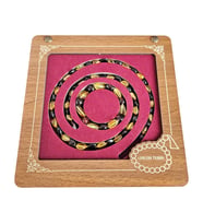 Damla Kehribar Kolye - Bileklik Set Lt1346 (Sarı)