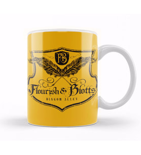 Harry Potter Flourish And Blotts Kupa Bardak Porselen
