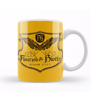 Harry Potter Flourish And Blotts Kupa Bardak Porselen