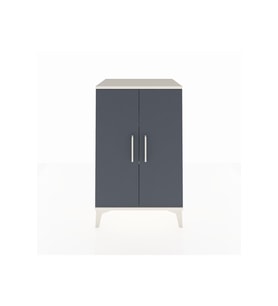 Hyperion Komodin 2 Raflı 2 Kapaklı 60x44x96 Aytaşı-Antrasit