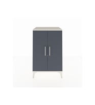 Hyperion Komodin 2 Raflı 2 Kapaklı 60x44x96 Aytaşı-Antrasit