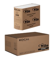 Vilo Dispenser Peçete 18x200 – 1 Katlı, 17x21 cm, Beyaz, 18 Paket (Toplam 3600 Yaprak)