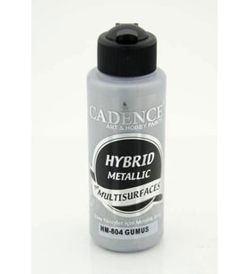 Cadence Hybrid Multisurface Metalik Boya 120 ml. HM-804 GÜMÜŞ 
