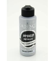Cadence Hybrid Multisurface Metalik Boya 120 ml. HM-804 GÜMÜŞ 