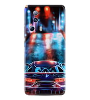 Xiaomi Mi 13 Lite Kılıf Silikon Desen Özel Seri Neon Cars 1724