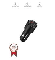 Torima C2 Siyah Tüm Araçlara Uyumlu Araba Çakmaklık USB ve TYPE-C Girişli Oto Şarj Aleti Soketi