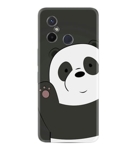 Xiaomi Redmi 12c Kılıf Silikon Desen Özel Seri Hello Panda 1709