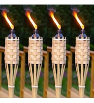 VIP 10 PCS 90 CM BAMBOO TORCH 10 ADET VIP 90 CM BAMBU BAHÇE AYDINLATMA KIR DÜĞÜNÜ KORTEJ IŞIKLARI