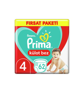 Prima Külot Bez Fırsat Paketi 4 Beden 3x62 186 Adet