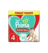 Prima Külot Bez Fırsat Paketi 4 Beden 3x62 186 Adet