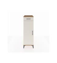 Kronos Dolap 2 Raflı Tek Çekmeceli Tek Kapaklı 44x59x134 Çam-Aytaşı