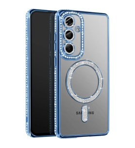 Samsung Galaxy S26 Joke Simli Magneticsafe Kılıf - Mavi