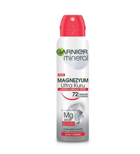 Garnier Mineral Magnezyum Ultra Kuru Sprey Deodorant