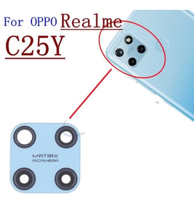 Oppo Realme C25Y Arka Kamera Camı Lens Yapışkanlı