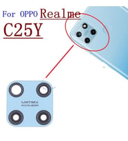 Oppo Realme C25Y Arka Kamera Camı Lens Yapışkanlı