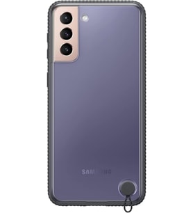 Galaxy S21 Plus 5G ile Uyumlu Clear Protective Cover Siyah EF-GG996CBEGWW
