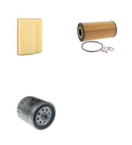 Bosch Filtre Bakım Seti Mercedes C250 D TD W202 1993-1999 Dizel Hava + Yağ f. + Yakıt Filtre Mahle