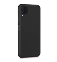 Samsung Galaxy A12 Premium Silikon Kılıf Siyah