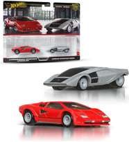 Hot Wheels Premium Car Culture 2'Li Paket, 1:64 Ölçekli Araçlardan Oluşan, Benzersiz Çiftler, Real R (Çok Renkli)