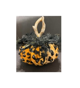 Kumaş Kabak Leoparlı Set