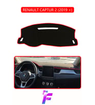RENAULT CAPTUR 2 (2019+) Uyumlu Torpido Örtüsü Yansıma Önleyici Koruma Hızlı Montaj J51