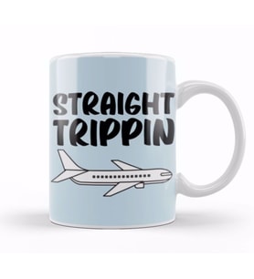 Funny Travel Gift Design Lover Trippin Wanderlust Journey Adventurer Vacation Kupa Bardak Porselen