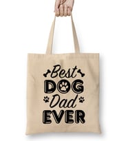 Best Dog Dad Ever 03 Bez Çanta Uzun Saplı