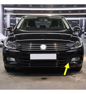 VW Passat B8 2015-2019 Ön Sol Sis Farı Çerçevesi Kromsuz 3G0854661