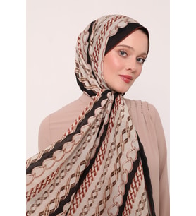 SİYAH luvenSara Silk Elite Şal