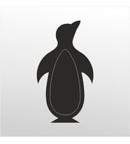 Folyo Sticker Penguen 80cm Uzunluk (Karışık)