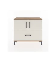 Arges Şifonyer 2 Raflı Tek Çekmeceli 2 Kapaklı 88x30x80 Çam-Aytaşı