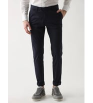 Lacivert Erkek Düz Casual  Pantolon