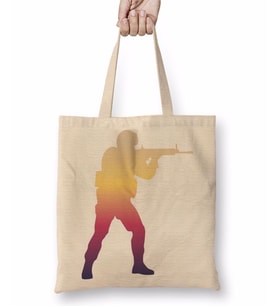 Counter Strike Cs Go Bez Çanta Uzun Saplı