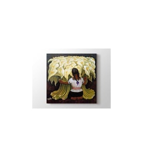 Diego Rivera - Vendedora Alcatraces Tablo - 106178 - 50x50 Cm