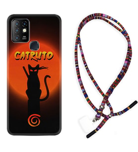 INFINIX Hot 8 9 10 11S Hot 10 Play 10T Kılıf Boyun Asklı Rasta Silikon Catrudo 1679