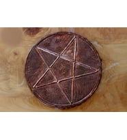 Bakır Ters Pentagram El Yapımı