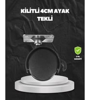Kilitli 4 cm Evrensel Tekerlek Ayak Tek Adet