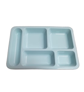 Adalinhome Polikarbon Kırılmaz Çocuk Tabldot (10Adet) (Mavi)