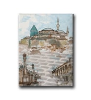 Mevlana Türbesi  Sultan Selim Cami Ve Aziziye cami  Tablo MEVD114