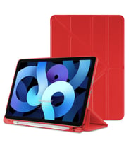 Microsonic Apple iPad Air 5.Nesil 2022 Kılıf (A2588-A2589-A2591) Origami Pencil Kırmızı